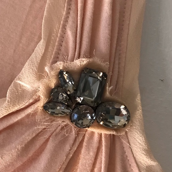 J. Crew Permanent Rhinestone Brooch Tank Top, Size: M, Color: Blush (Pink) - Picture 2 of 7